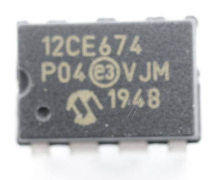 8BIT CMOS MCU,12CE674,DIP8 TYP:PIC12CE674-04/P PIC12CE674-04/P MICROCHIP