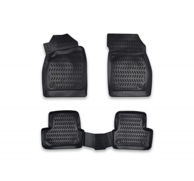 Set Covoare cauciuc tavita compatibile Opel Astra J 2010-2019 foto