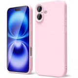 Husa de protectie matte tpu, flippy, pentru apple iphone 16 plus, protectie camera, antisoc, antizgariere, antialunecare, acoperire completa, roz