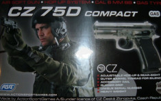 Pistol airsoft CZ 75D Compact [ASG] foto