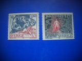 HOPCT TIMBRE SUEDIA MNH 953 EUROPA CEPT FOLCLOR -2 VALORI 1981-NESTAMPILAT