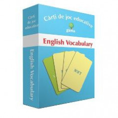 English Vocabulary - Carti de joc educative