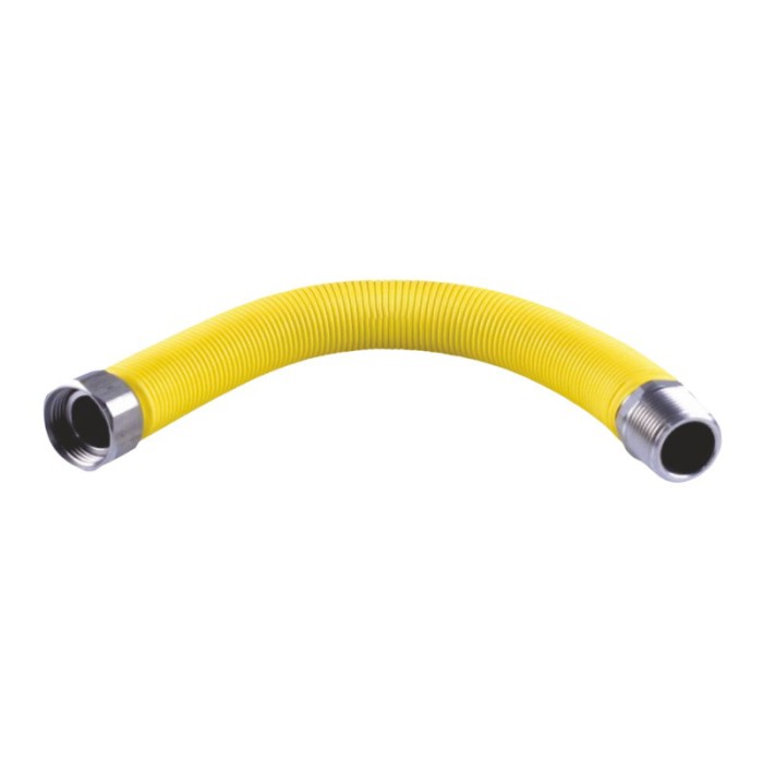 Racord gaz metalic, extensibil, P + N, 1/2,350 x 700 mm