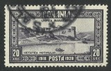 Cumpara ieftin EROARE 20 Lei fara Punct 1928 Lp.78i - 10 ANI DE LA UNIREA BASARABIEI stampilat