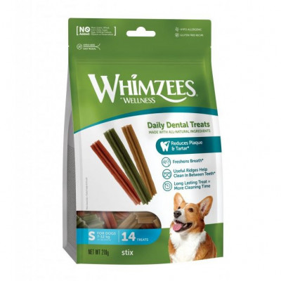 Whimzees Stix tratamente dentare S, 14 x 15 g foto