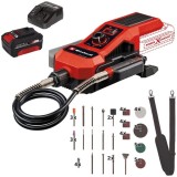 Einhell TE-MT 18/34 Li PXC + Starter Kit - Masina de polizat si gravat + Set 1 acumulator si incarcator Li-Ion 18 V 4 Ah
