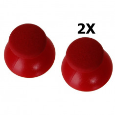 2 x Analog Thumbsticks Cap pentru Controller PS2 PS3-Culoare Roșu