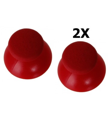 2 x Analog Thumbsticks Cap pentru Controller PS2 PS3-Culoare Roșu foto