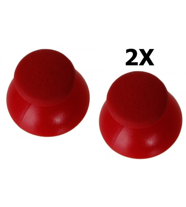 2 x Analog Thumbsticks Cap pentru Controller PS2 PS3-Culoare Roșu