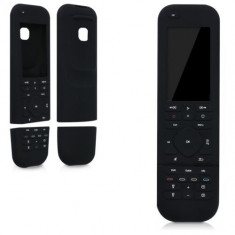 Husa pentru telecomanda Harmony Elite, Kwmobile, Negru, Silicon, 45208.01