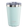 Cana termica Xavax To Go izolata cu orificiu pentru baut, 270 ml, albastru pastelat