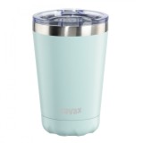 Cana termica Xavax To Go izolata cu orificiu pentru baut, 270 ml, albastru pastelat