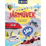 Ismeretterjesztő matric&aacute;sf&uuml;zet - J&aacute;rművek