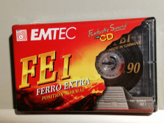 caseta audio EMTEC - BASF FE 1 (90min /Germany) - Noua/Sigilata foto
