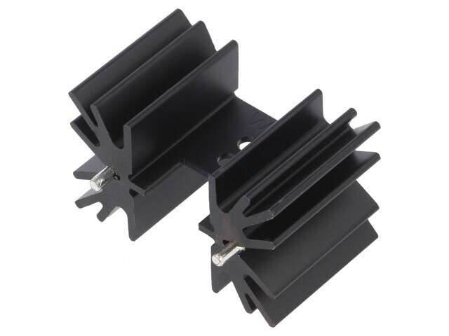 Radiator Extrudat Negru TO220 25.4mm x 41.9mm x 25.4mm