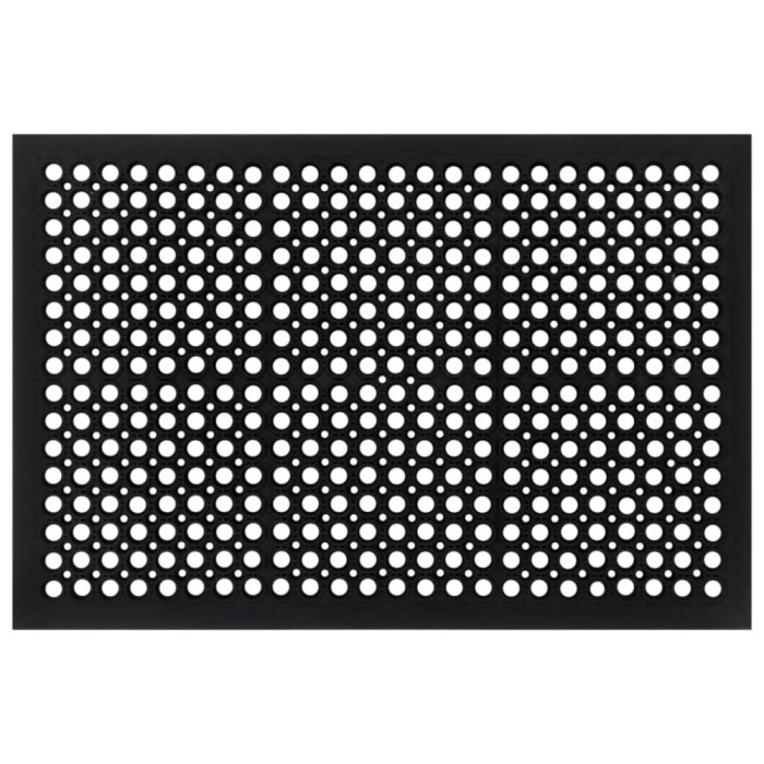vidaXL Covoraș de ușă dreptunghiular, 60x90 cm, cauciuc 155659