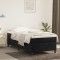 vidaXL Pat box spring cu saltea, negru, 100x200 cm, catifea 3144665