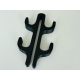 Carlig pentru Cabine de Dus &ndash; Suport Umeras, Accesorii Baie, 3D din PLA, Negru, Model 4 Agatatori