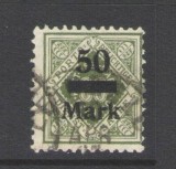 Germania &ndash; Porto 50 Mark, supratipar, obliterat -A68