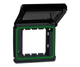Rama cu capac Mureva IP55 pentru Unica gri MUR35110