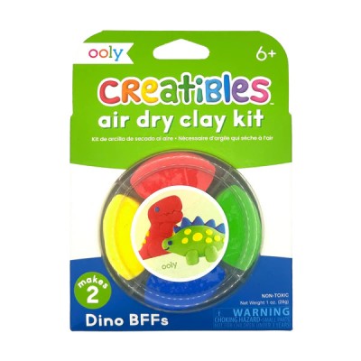 Plastilina cu uscare la aer - Dino, Creatibles, set DIY 4 culori foto
