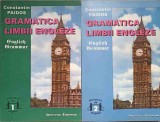 Gramatica Limbii Engleze Vol. 1-2 Constantin Paidos - Engleza, Romana, 1993, 556 Pagini - Verbul, Substantivul, Articolul
