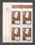 Romania.1965 75 ani moarte V.Alecsandri bloc 4 TR.644, Nestampilat