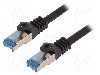 Cablu patch cord, Cat 6a, lungime 10m, S/FTP, LOGILINK - CQ4093S