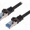 Cablu patch cord, Cat 6a, lungime 10m, S/FTP, LOGILINK - CQ4093S