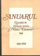 Anuarul Liceului De Filologie-Istorie Mihai Eminescu 1968-1980 foto