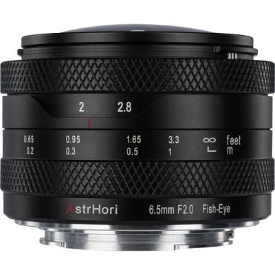 ​Obiectiv Manual AstrHori 6.5mm F2 APS-C Fisheye Lens foto