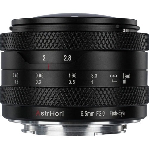 ​Obiectiv Manual AstrHori 6.5mm F2 APS-C Fisheye Lens