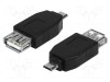 Adaptor USB 2.0 LOGILINK USB A la USB B micro negru