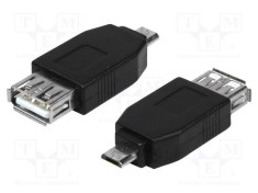 Adaptor USB 2.0 LOGILINK USB A la USB B micro negru
