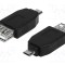Adaptor USB 2.0 LOGILINK USB A la USB B micro negru