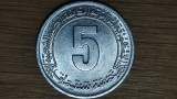 Algeria - moneda de colectie aniversara an unic - 5 centimes 1980 UNC - FAO - senzationala !
