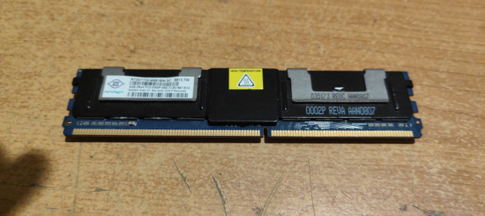 Ram Server Nanya 2GB DDR2 PC3-5300F NT2GT72U4NB1BN-C3