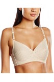 TPH1437-8813 Sutien elegant Elasti Cross Nature N X, bumbac, Fara burete, roz