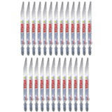 Wilpu HC 19 R STAR - Set panze fierastrau pendular tija cu un prag de prindere (T) 117 mm lemn taiere dreapta fina 25 bucati