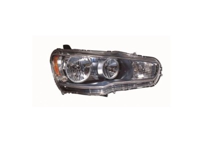 Far Mitsubishi Lancer (Cy0), 03.2007-, montare fata, dreapta, HB3+HB4+W5W+WY21W; manual; halogen, DEPO foto