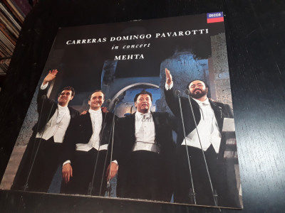 [Vinil] Carreras Domingo Pavarotti - In Concert Mehta - album pe vinil foto
