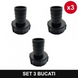 Set 3 bucati - Reductie bazin IBC 1000L S60X6X2" iesire furtun Topautochei&amp;#174;