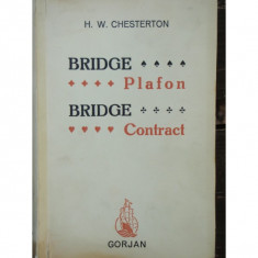 BRIDGE PLAFON, BRIDGE CONTRACT - H.W.CHESTERTON