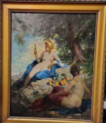 Tablou autentic - Rudolf Brettschneider (1866 &amp;ndash; 1924) foto