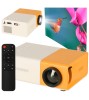 Mini proiector portabil pentru copii LED TFT LCD 1920x1080 24 60&quot; ​​USB HDMI 12V portocaliu alb