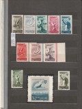 ROMANIA 1945 LP 175 LP 176 OSP DANTELAT+NEDANTELAT SI POSTA AERIANA SERIE MNH, Nestampilat