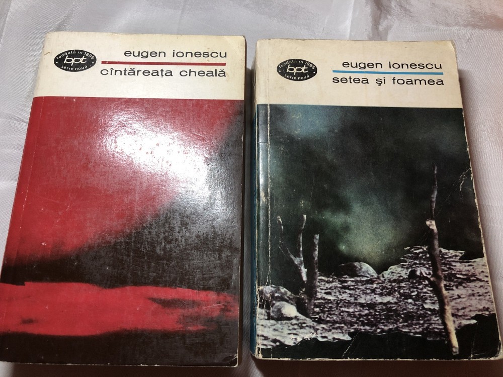 Cantareata cheala. Setea si foamea. Teatru de Eugen Ionescu, ed. Minerva  1970, Eugene Ionesco | Okazii.ro