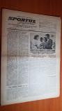 Sportul popular 30 mai 1953-natatie,tir,box,rugby,sporturi nautice,tenis