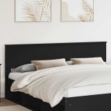 vidaXL Tăblie cap cu headboard Stejar Negru 200 cm Lemn compozit 888375