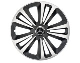 Cumpara ieftin Set 4 Capace Roti Terra Gri-Negru R15, pentru gama auto Mercedes Benz, Autohelix MSA